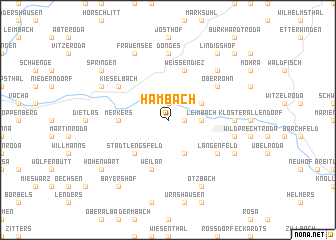 map of Hämbach