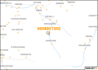 map of Hambak-tong