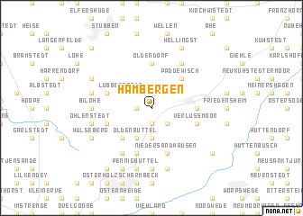 map of Hambergen