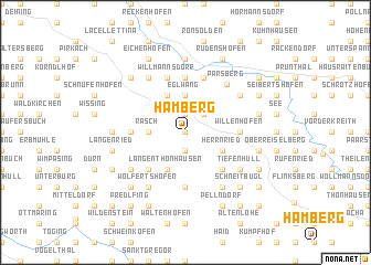 map of Hamberg