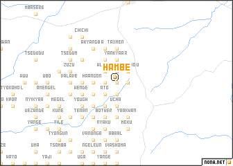 map of Hambe