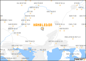 map of Hambledon