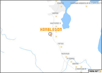 map of Hambledon