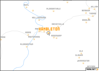 map of Hambleton