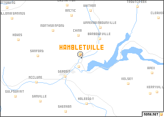 map of Hambletville