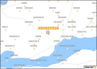 map of Hamborawa