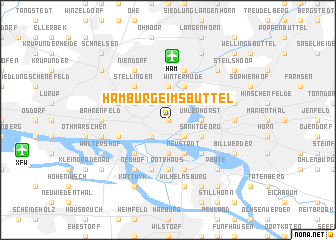 map of Hamburg-Eimsbüttel