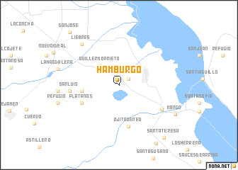 map of Hamburgo