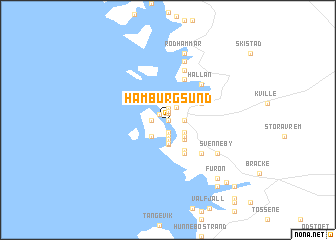 map of Hamburgsund