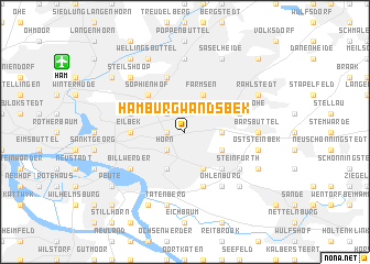 map of Hamburg-Wandsbek