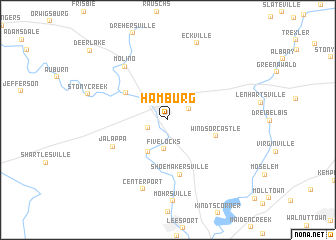 map of Hamburg