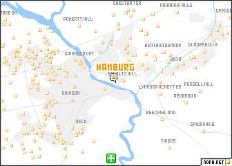 map of Hamburg