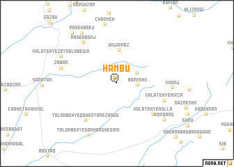 map of Hambū