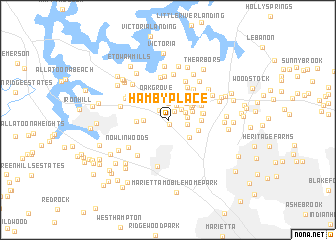 map of Hamby Place