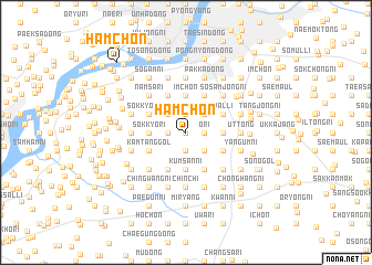 map of Ham-ch\