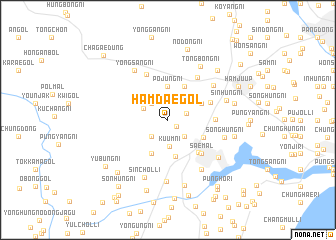 map of Hamdae-gol