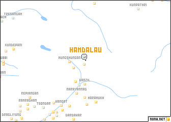 map of Hamdalau