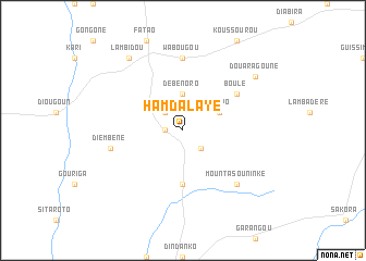 map of Hamdalaye