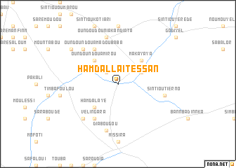 map of Hamdallaï Tessan