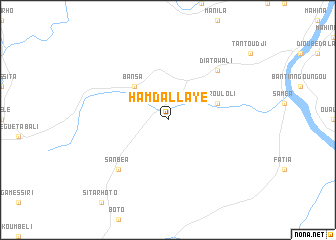 map of Hamdallaye