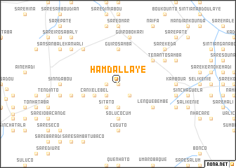 map of Hamdallaye