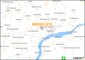 map of Hamdallaye