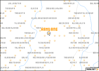 map of Hamdane