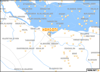 map of Ḩamdānī