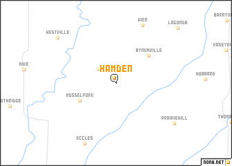 map of Hamden