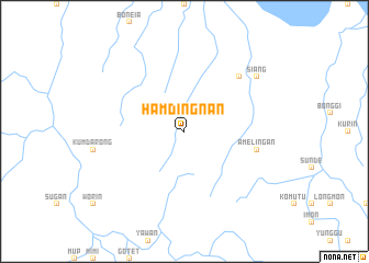 map of Hamdingnan