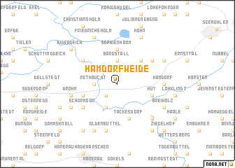 map of Hamdorfweide