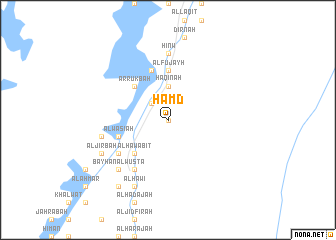 map of Ḩamḑ