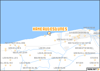 map of Hameau des Dunes