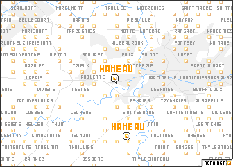 map of Hameau