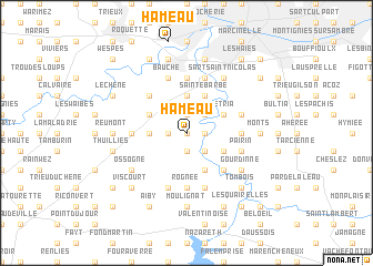 map of Hameau