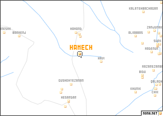 map of Hamech