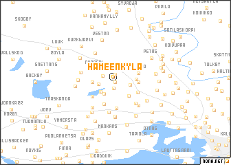 map of Hämeenkylä