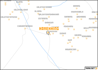 map of Hameh Hīng