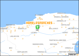 map of Hamel ès Ronches