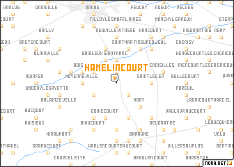 map of Hamelincourt