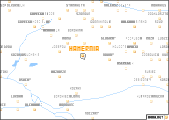 map of Hamernia