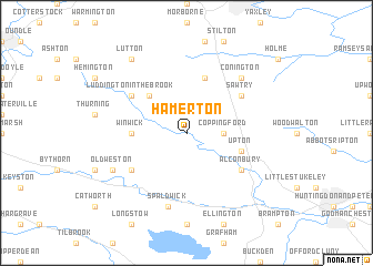 map of Hamerton