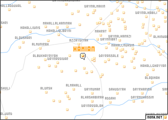 map of Hamian