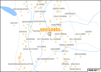 map of Ḩamīdābād