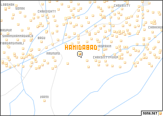 map of Hamīdābād