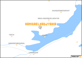 map of Hamida el Hadj Yahia