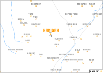 map of Ḩamidah