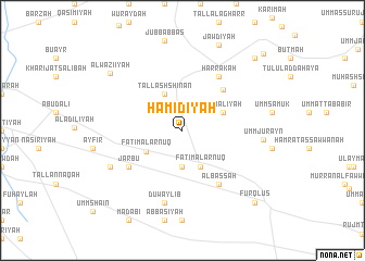 map of Ḩāmidīyah