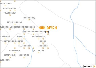 map of Ḩamīdīyah