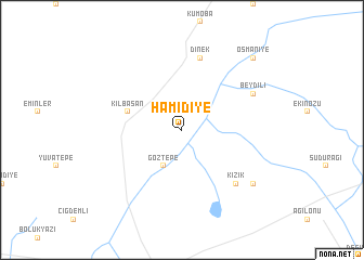 map of Hamidiye